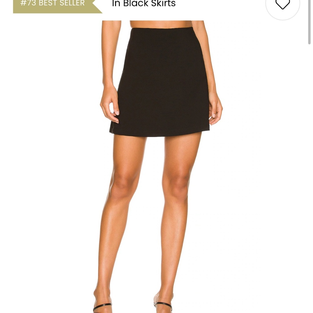L'Academie Black A-Line Mini Skirt for Cocktail NWT sz M